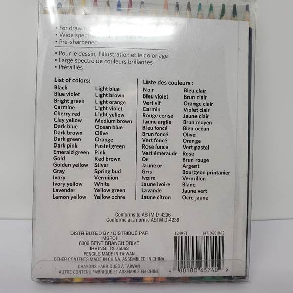 Crayola Toys Artists Loft Colored Pencils 36 Pc Draw Design Art